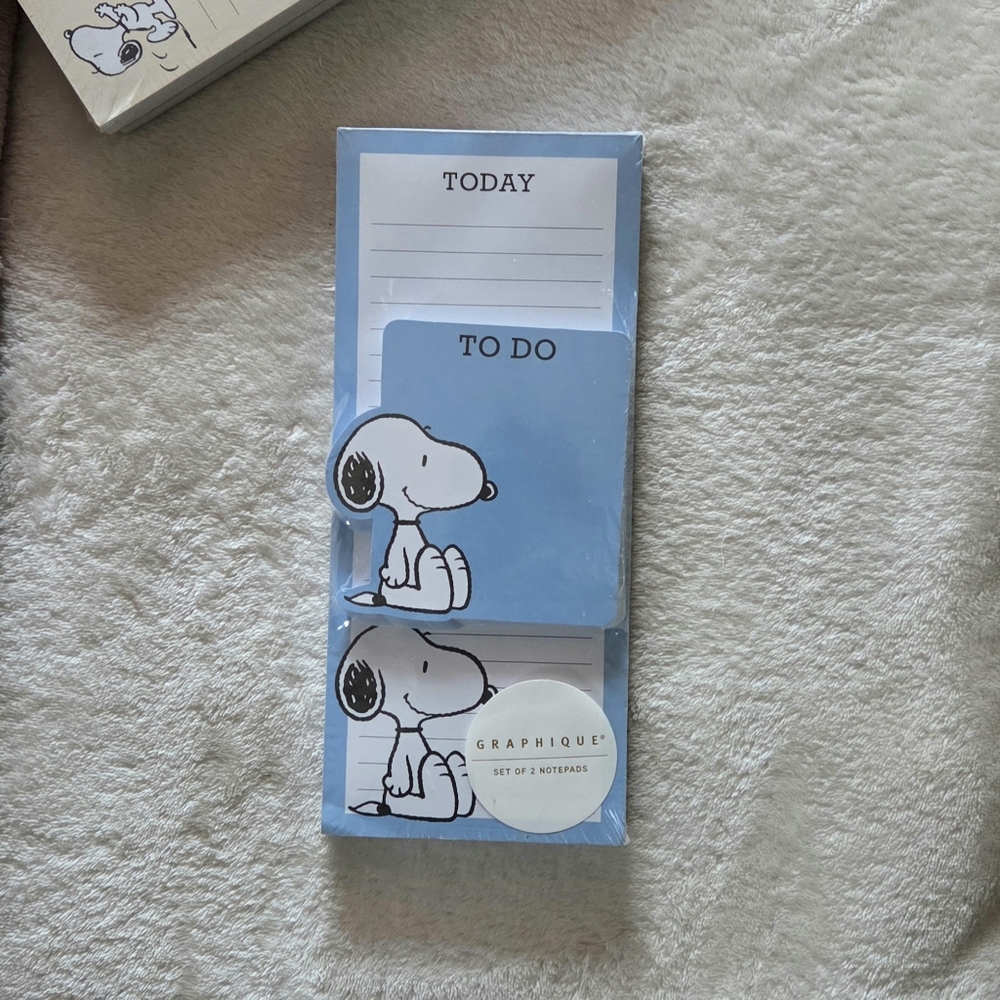 Graphique Peanuts Snoopy Notepad Set